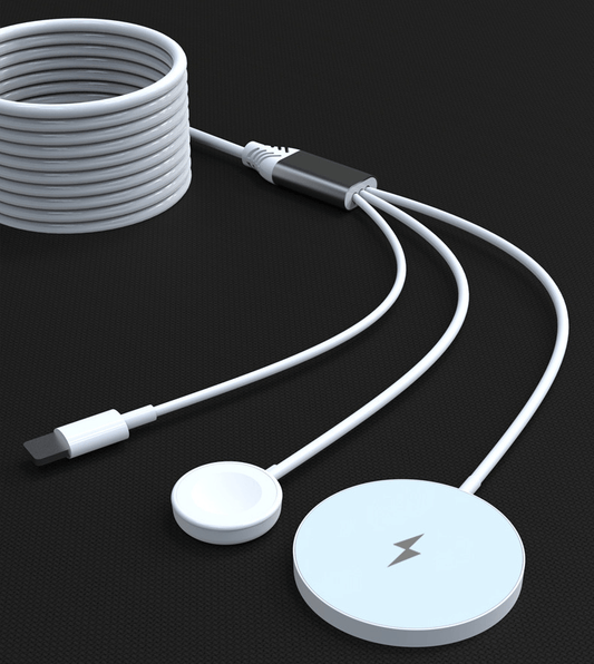 3 in 1 Magnetic Fast Charging Cable - Wireless Master